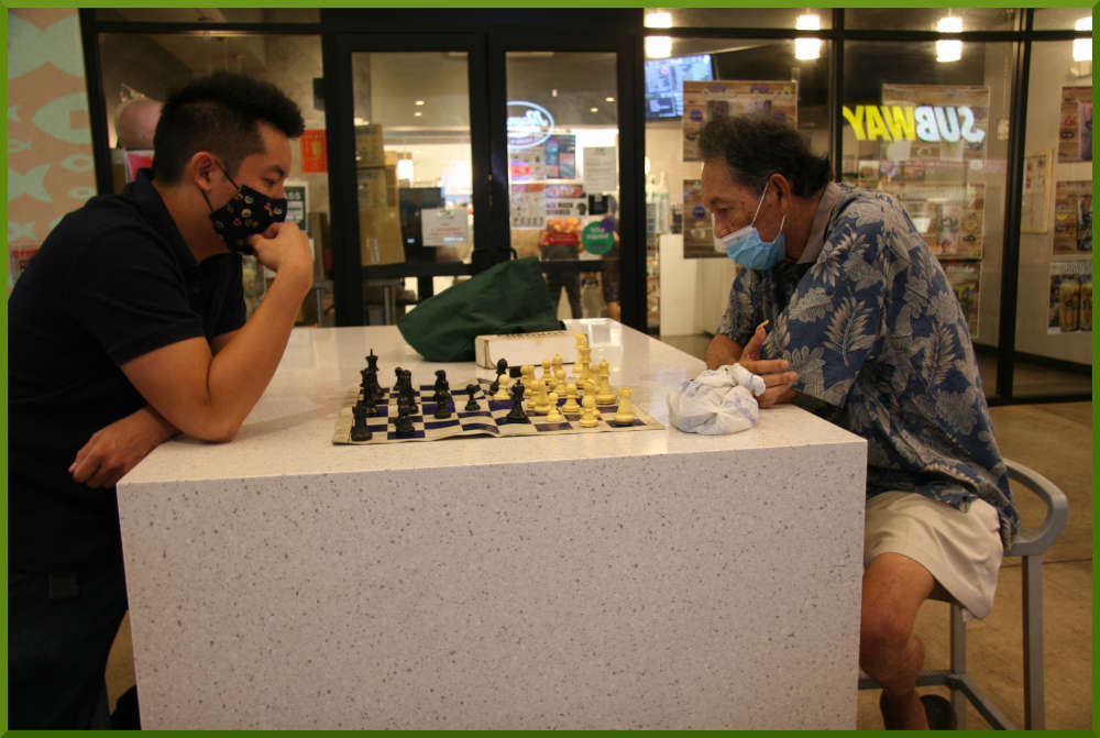 April 20th, 2021. Shaun challenges Bob to a game of chess.