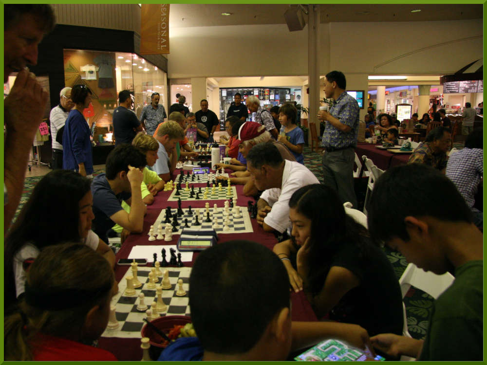 July 8, 2015. Kahala Mall Chess club meet up.
