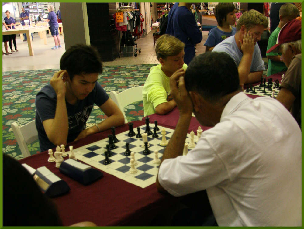 July 8, 2015. Kahala Mall Chess club meet up.