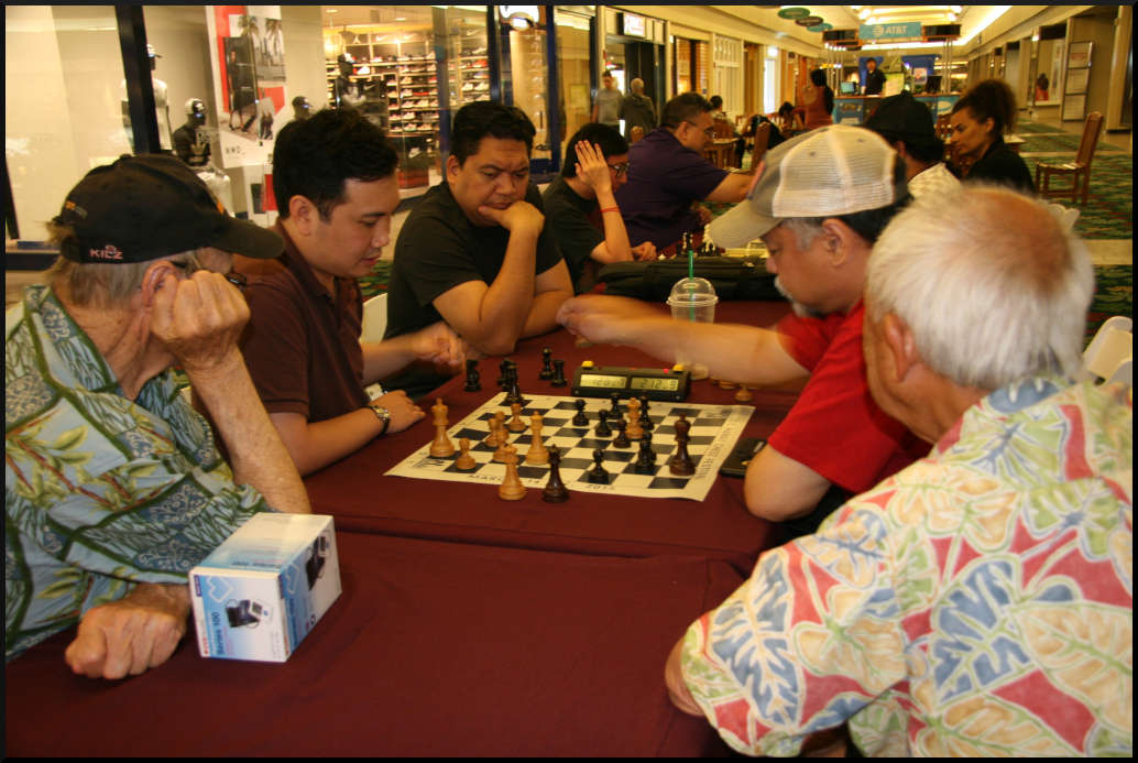 July 25, 2018. Chess meetup at Kahala Mall.