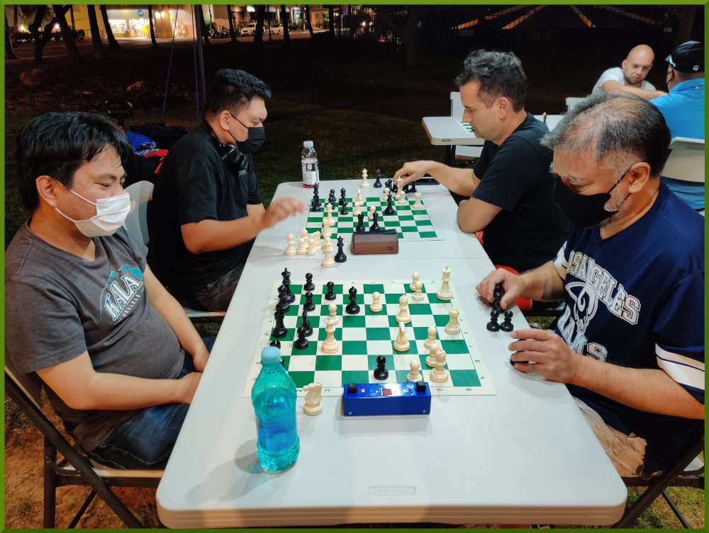 January 29th, 2022. Honolulu Zoo chess meetup.