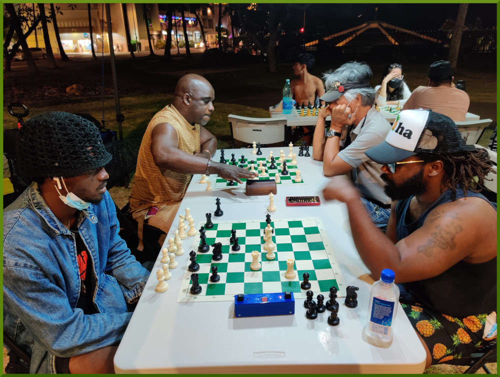 February 26th, 2022. Honolulu Zoo chess meetup.