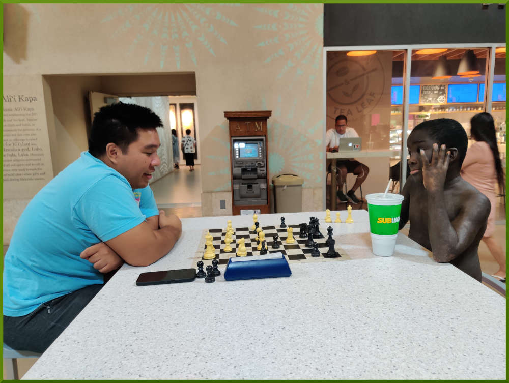 September 20th, 2022. Ka Makana Alii chess meetup. Ceazar vs Ramon Jr.