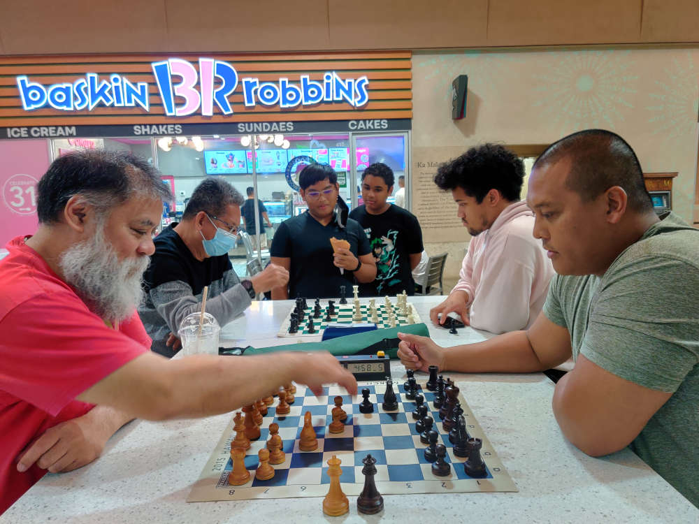 January 31st, 2023. Ka Makana Alii chess meetup.
