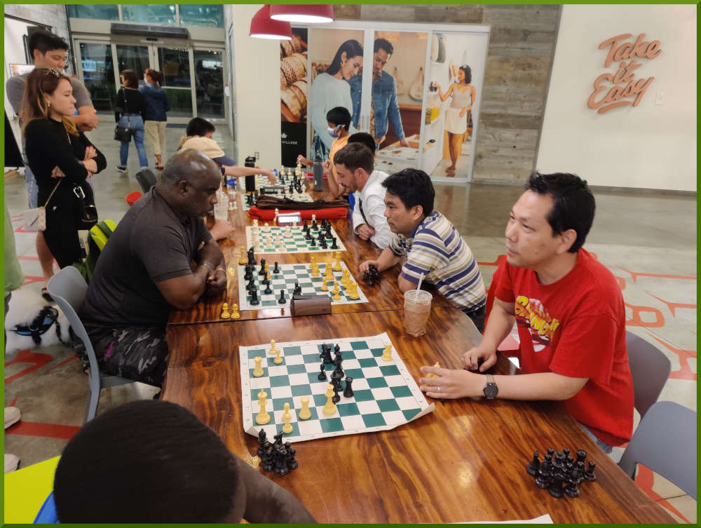 September 16th, 2022. Chess meetup at Kakaako South Shore Market.