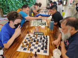 September 8, 2023. Chess meetup at Kakaako South Shore Market.