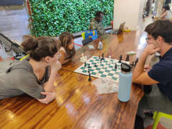 October 4, 2024. Chess meetup at Kakaako South Shore Market.