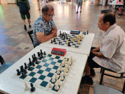 July 4, 2024. Pearlridge Center Chess Meetup.