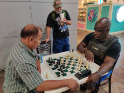 August 1, 2024. Pearlridge Center Chess Meetup.