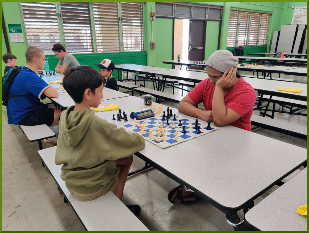 Chess tournament at Washington Middle School.